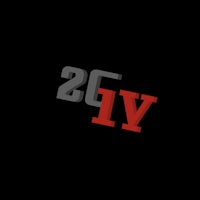 the logo for 2g iv on a black background